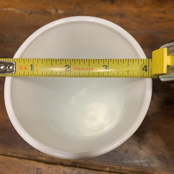 60’s INDIANA COLONY MILK GLASS GRAPE HARVEST VASE - Picture 6 of 9